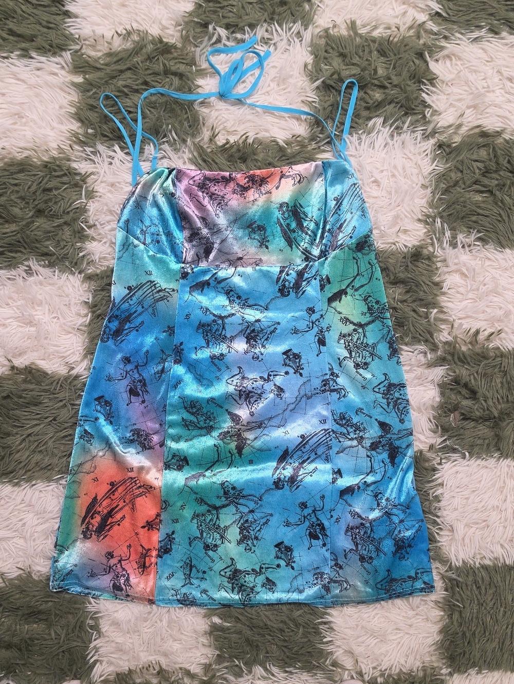 Urban Outfitters Velvet Astrology Mini Dress